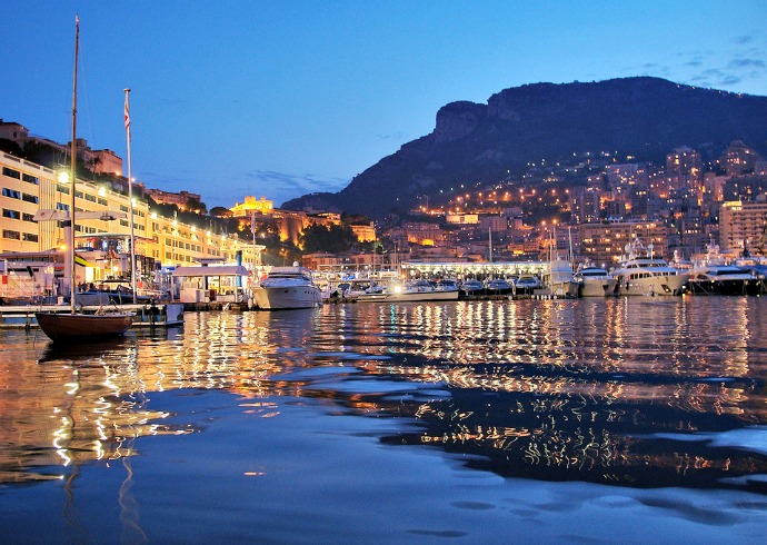 Monaco yacht marina