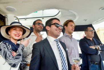 Corporate yacht charters on board a luxury Sunseeker in Malta